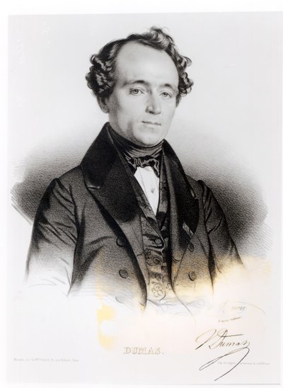 Portrait of Alexandre Dumas Fils by French School